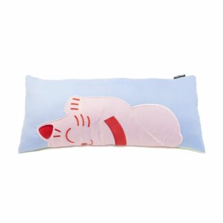 Coussin Lucky Cat - Helio Ferretti, motif chat porte-bonheur