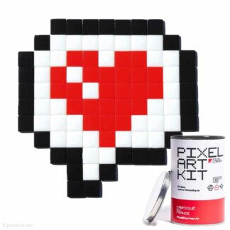 Love Message - Art Kit by Pixel Corner - Kubbick, déco geek en verre recyclé